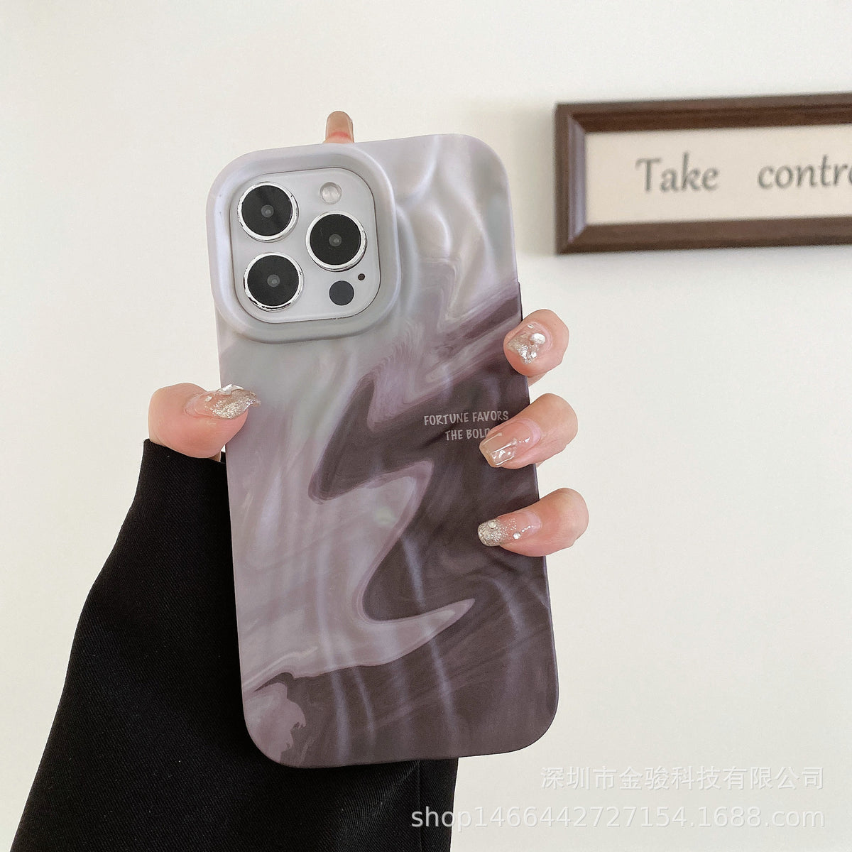 iPhone 15 Pro Max Oil Painting Silicone Case (Compatible with 14)