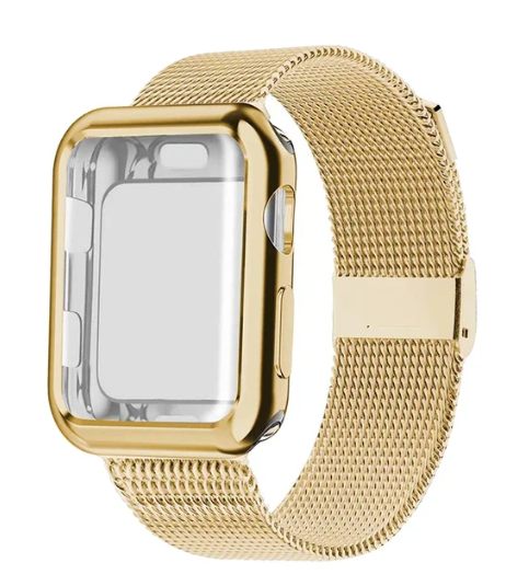 Metal Buckle Milanese Loop Band for Apple Watch