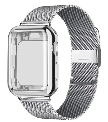 Metal Buckle Milanese Loop Band for Apple Watch