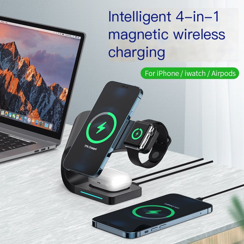 178 4-in-1 Magnetic Wireless Charger for iPhone & Apple Watch
