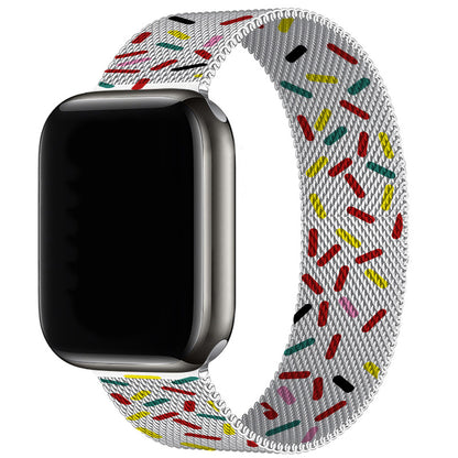 Milanese Magnetic Steel Band for Apple Watch Series 56789 SE