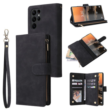 Samsung S24 Ultra Leather Case with Multi-Card Wallet