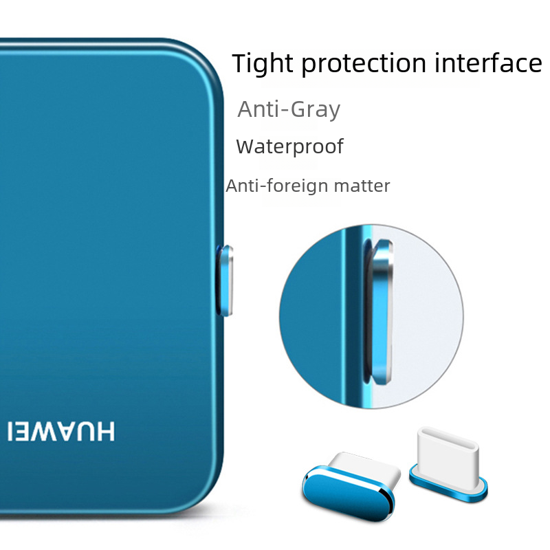 Metal USB Dust Plug for Type-C Charging Port