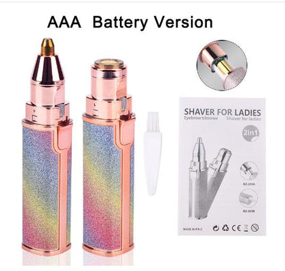 Electric Lipstick Shaver with USB Rechargeable Design (Set)