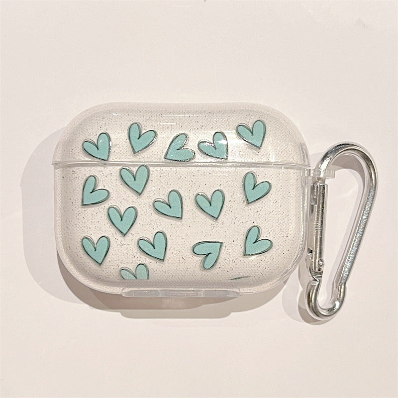 Glitter Heart Soft Case for Apple AirPods Pro 2