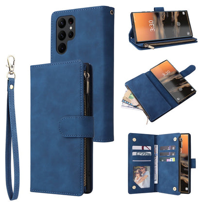 Samsung S24 Ultra Leather Case with Multi-Card Wallet