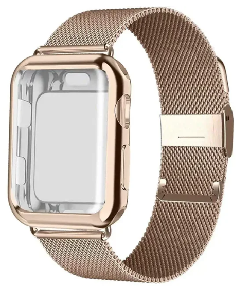 Metal Buckle Milanese Loop Band for Apple Watch