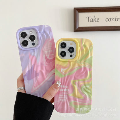 iPhone 15 Pro Max Oil Painting Silicone Case (Compatible with 14)