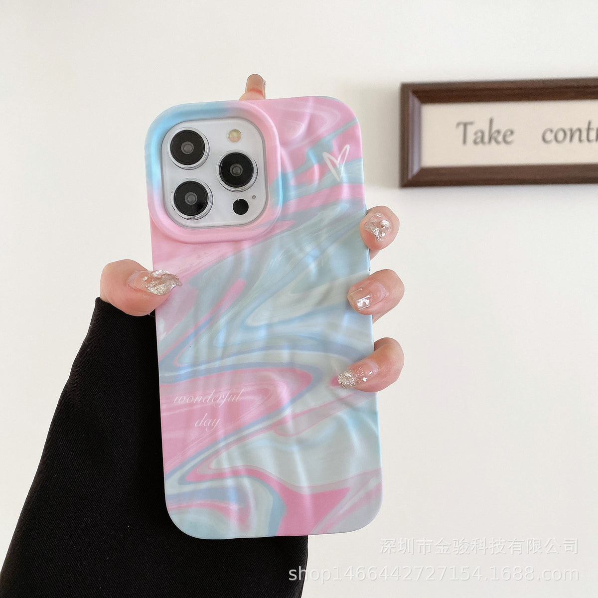 iPhone 15 Pro Max Oil Painting Silicone Case (Compatible with 14)