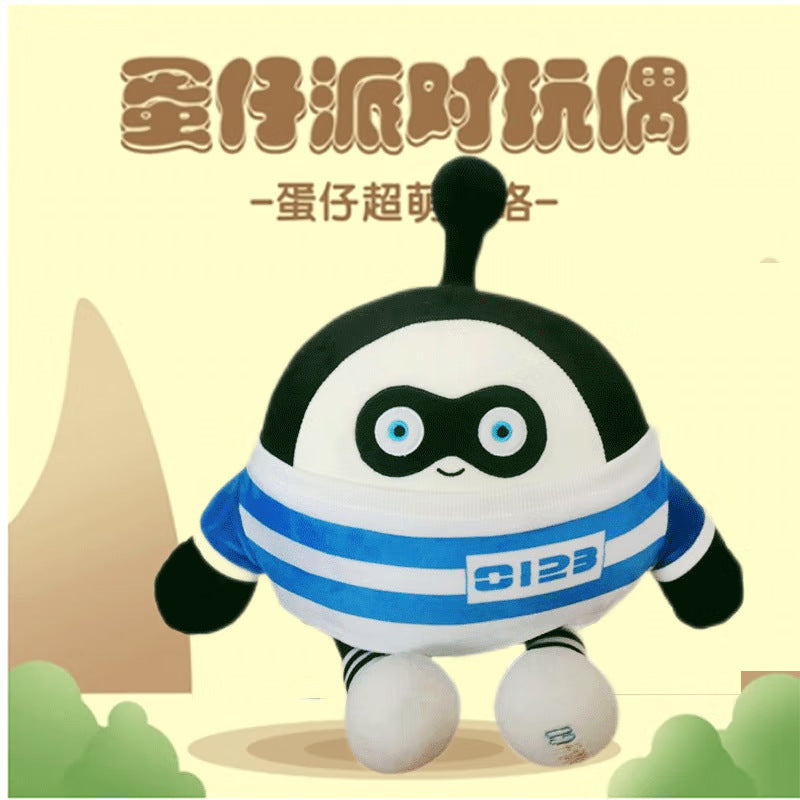 Plush Toy Set with Black Sheep and Gift Bag