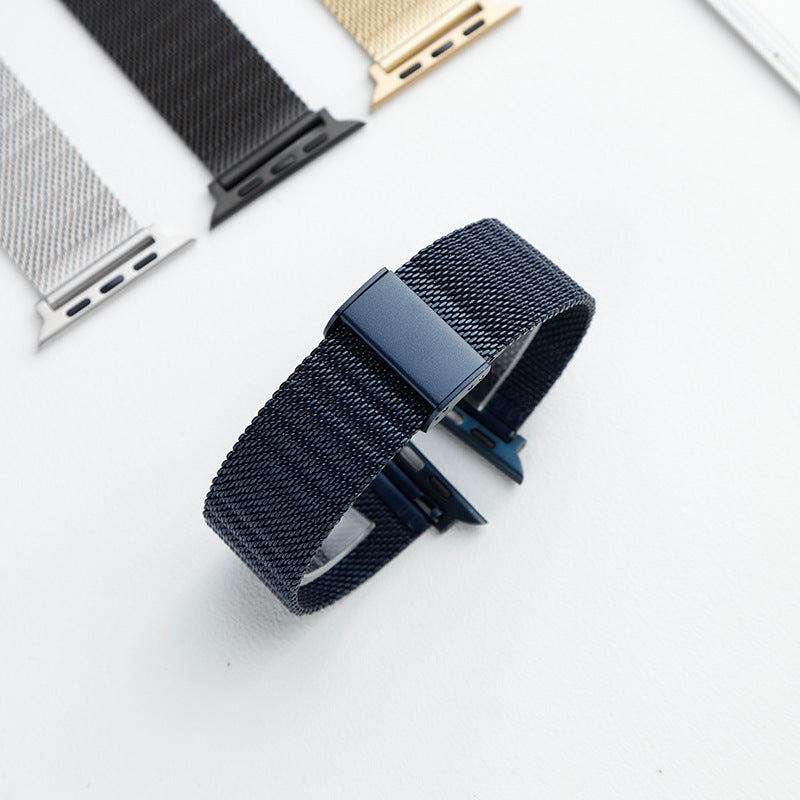 Metal Buckle Milanese Loop Band for Apple Watch