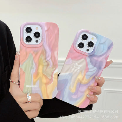 iPhone 15 Pro Max Oil Painting Silicone Case (Compatible with 14)