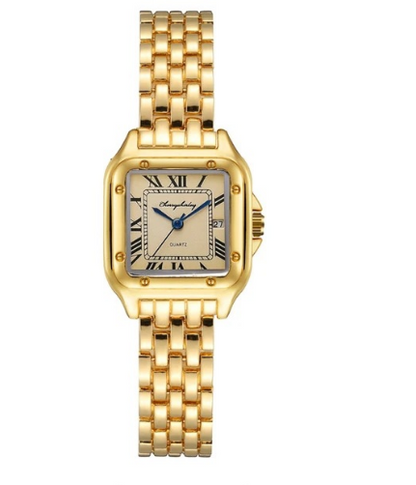 Quartz Women's Watch with Stainless Steel Band (Single)