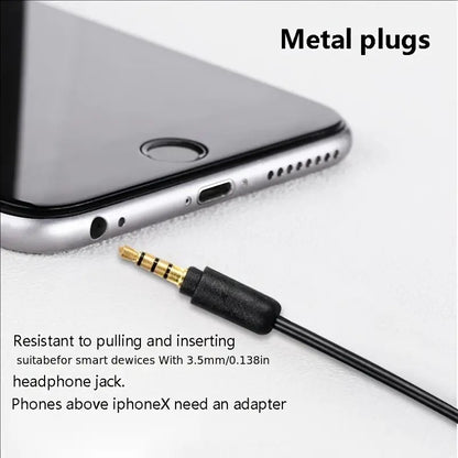 Retro Telephone Wired Earphones With Volume Control