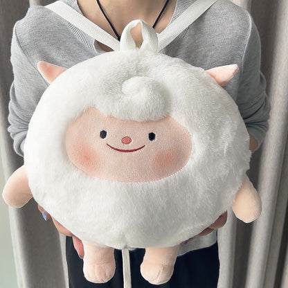 Plush Toy Set with Black Sheep and Gift Bag