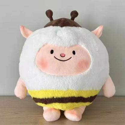Plush Toy Set with Black Sheep and Gift Bag