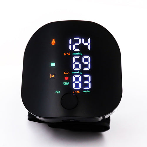 Rechargeable Backlight Wrist Blood Pressure Monitor
