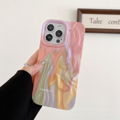 iPhone 15 Pro Max Oil Painting Silicone Case (Compatible with 14)
