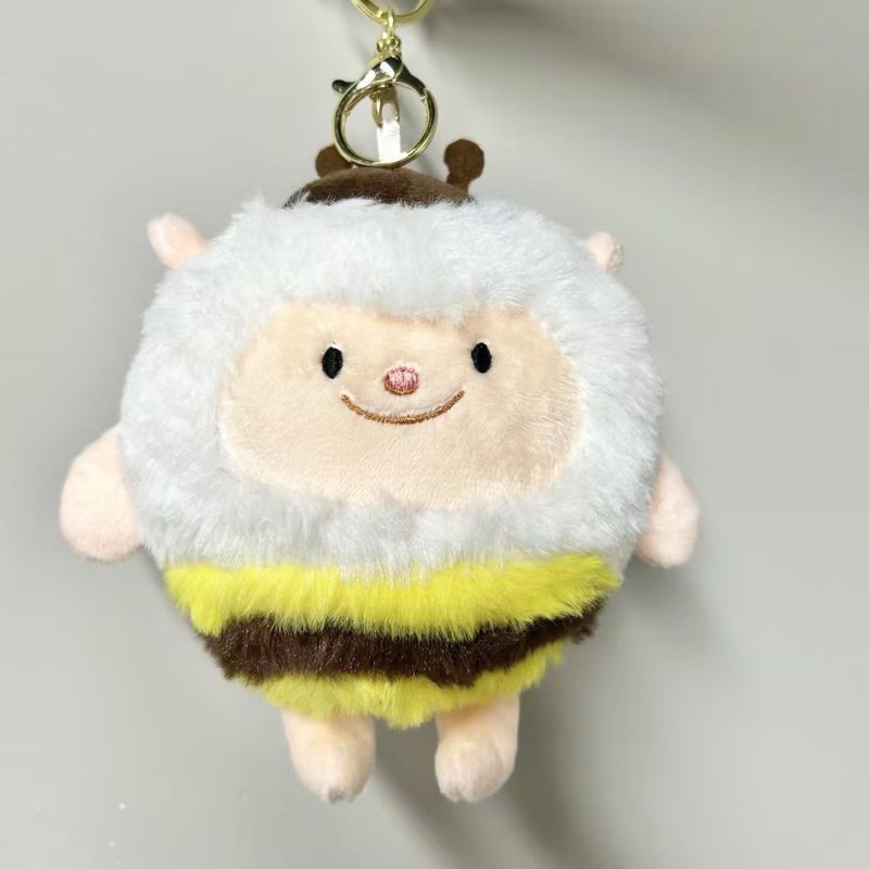 Plush Toy Set with Black Sheep and Gift Bag
