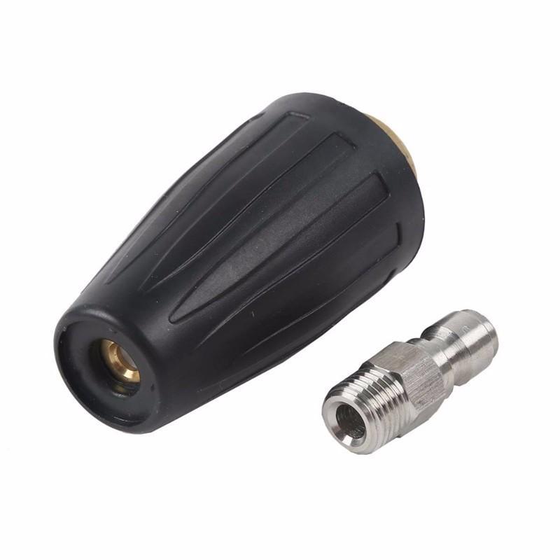 High-Pressure Washer Rotating Nozzle for Wood Carving