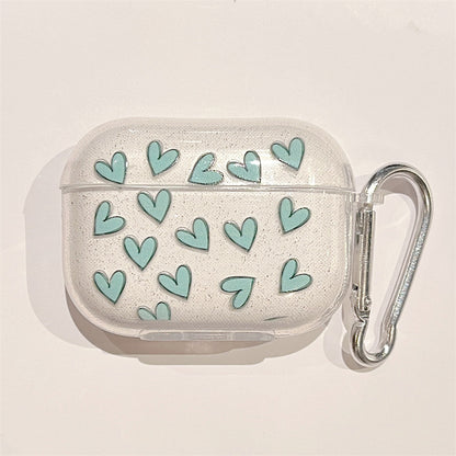 Glitter Heart Soft Case for Apple AirPods Pro 2