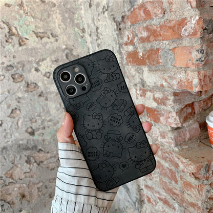 Cute Cartoon Kt Cat Phone Case for iPhone Models