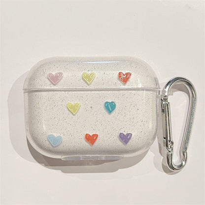 Glitter Heart Soft Case for Apple AirPods Pro 2