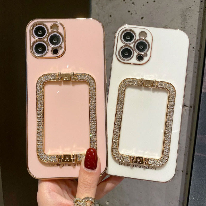 Glitter Phone Case with Stand for iPhone 15 Pro Max