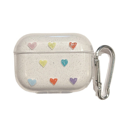 Glitter Heart Soft Case for Apple AirPods Pro 2