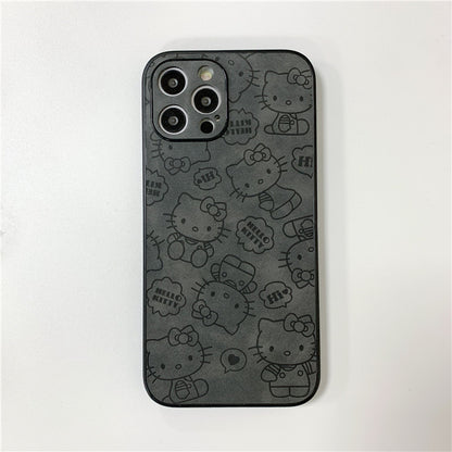 Cute Cartoon Kt Cat Phone Case for iPhone Models