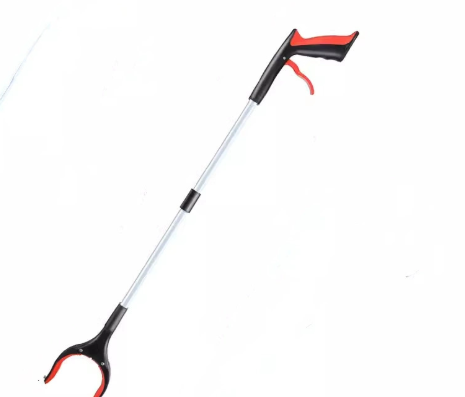 Foldable Grabber with 360° Swivel Clip - Blue (One Piece)