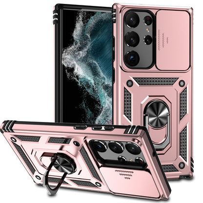 Samsung S24 Ultra Military Ring Stand Case A14 5G