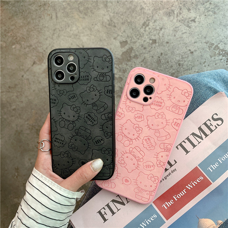 Cute Cartoon Kt Cat Phone Case for iPhone Models