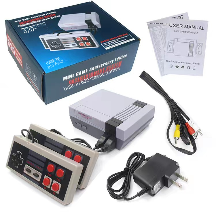 Wired NES620 Classic Retro Game Console for Two Players