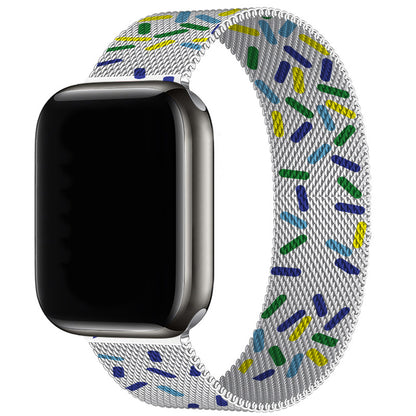 Milanese Magnetic Steel Band for Apple Watch Series 56789 SE