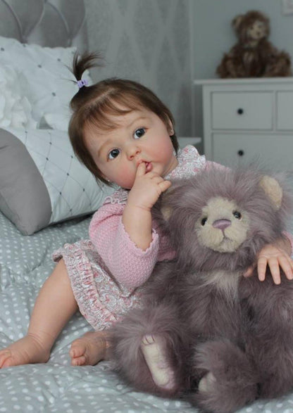 NPK 60cm Cloth Body Reborn Baby Doll for Resale