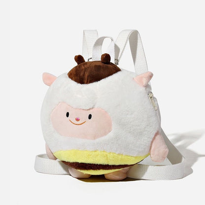 Plush Toy Set with Black Sheep and Gift Bag