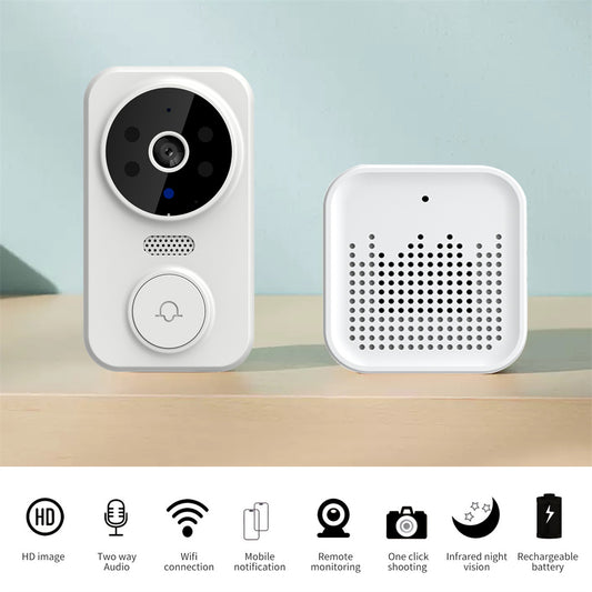 M8 Smart WiFi Doorbell with Remote Voice Intercom