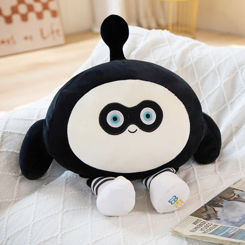 Plush Toy Set with Black Sheep and Gift Bag